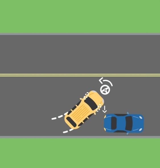Steer left as far as the wheel of your car will turn when the right end of your front bumper is lined up with the rear bumper of the vehicle ahead of your space