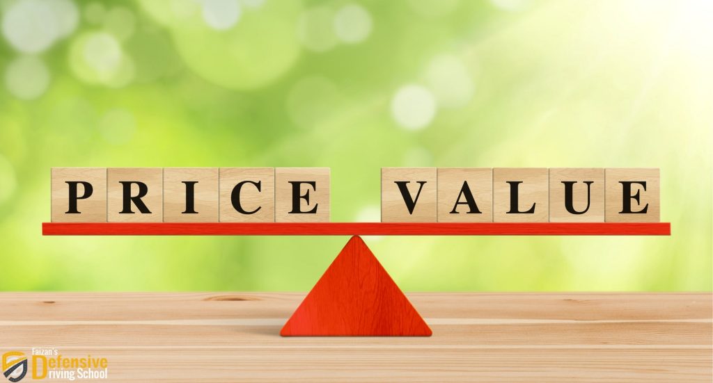 price vs value - driving school cost